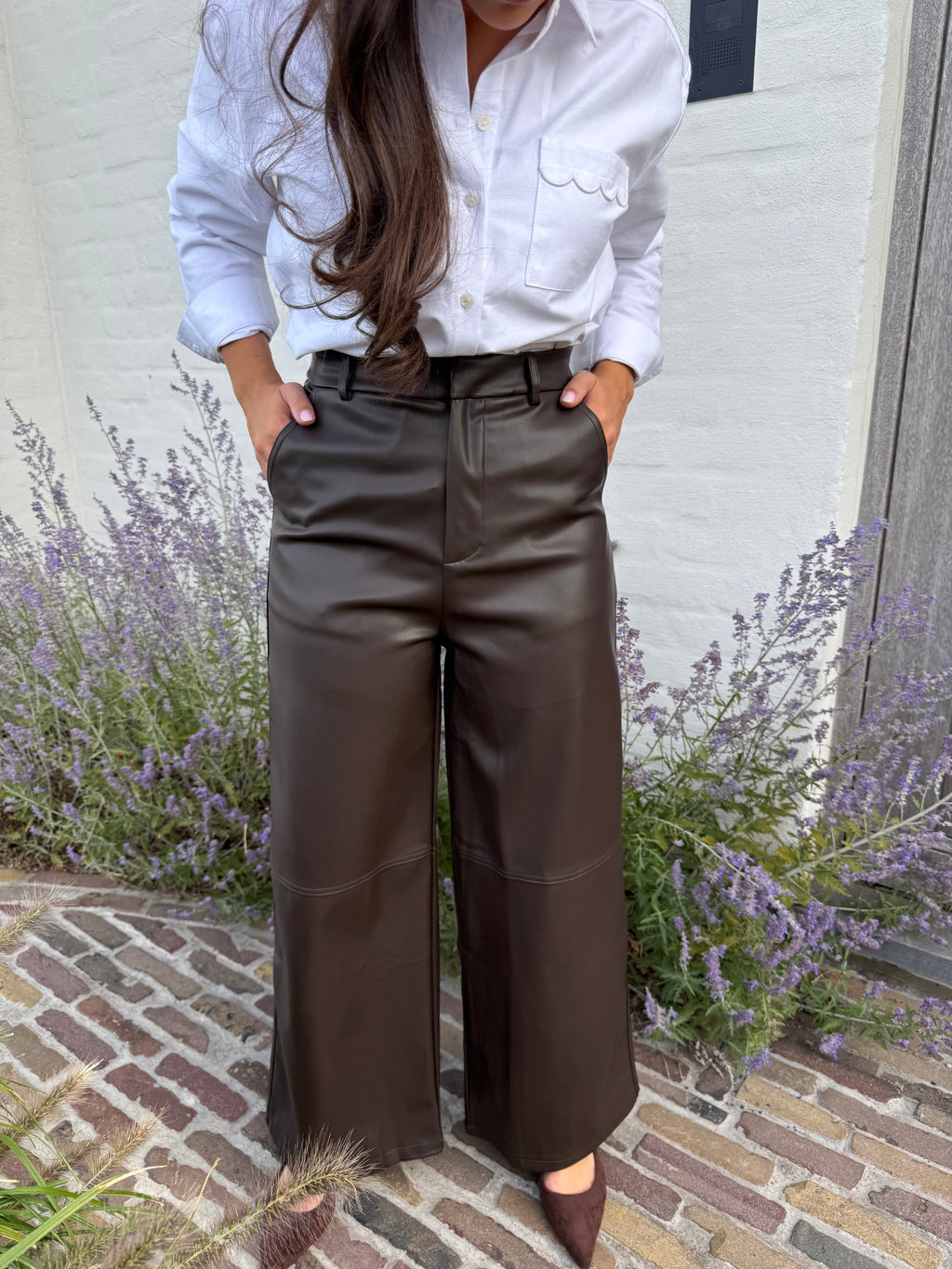 Brown Leather Pants