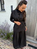 Sleeveless Blazer Black
