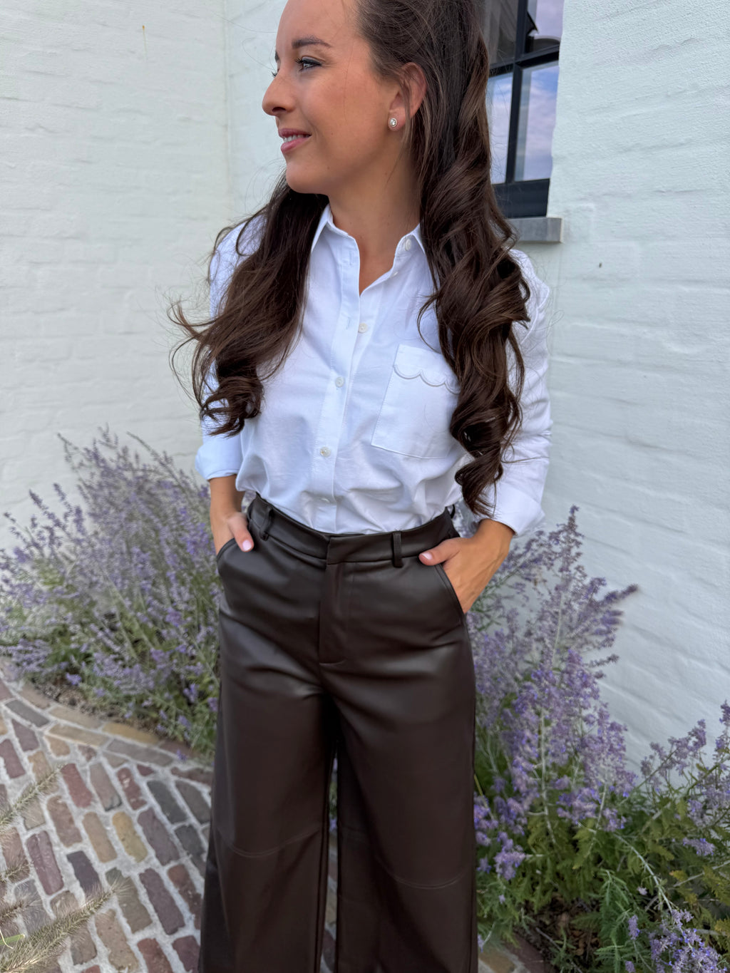 Brown Leather Pants