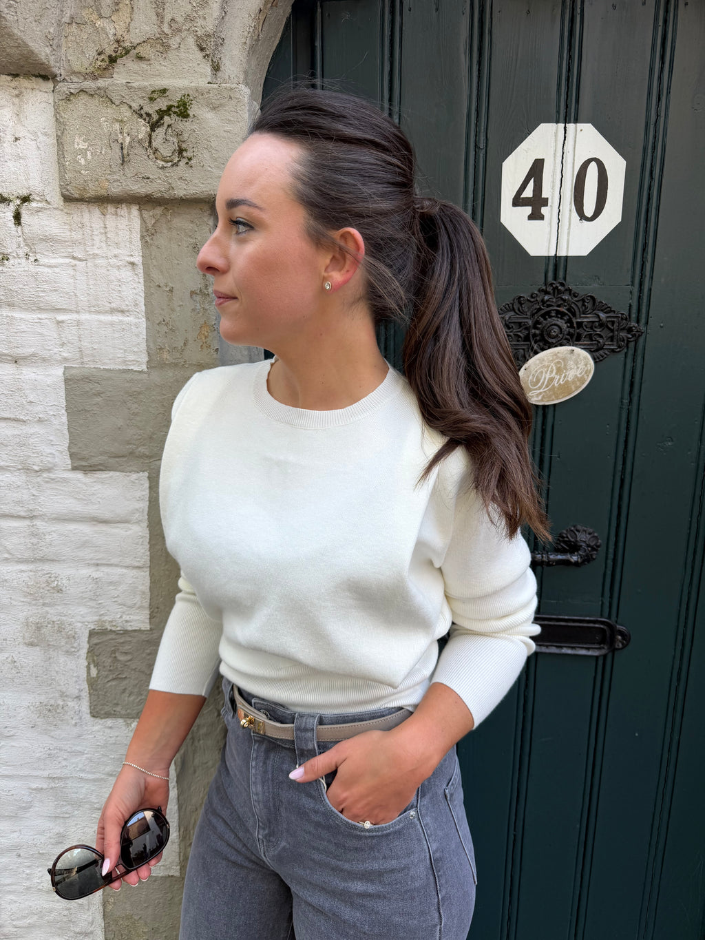 White Knit