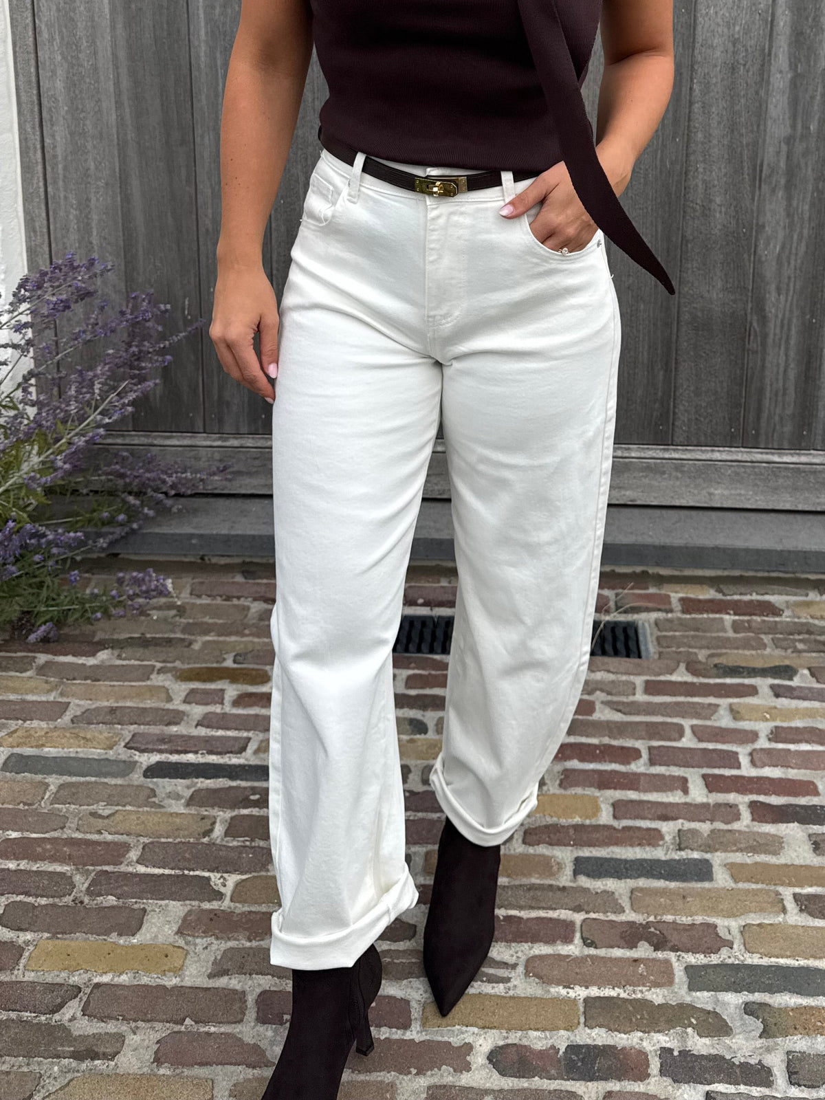 Barrel Jeans Ecru