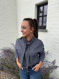 Checkered Blouse Blue