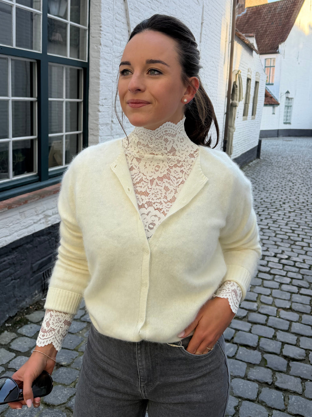 Lace Top White