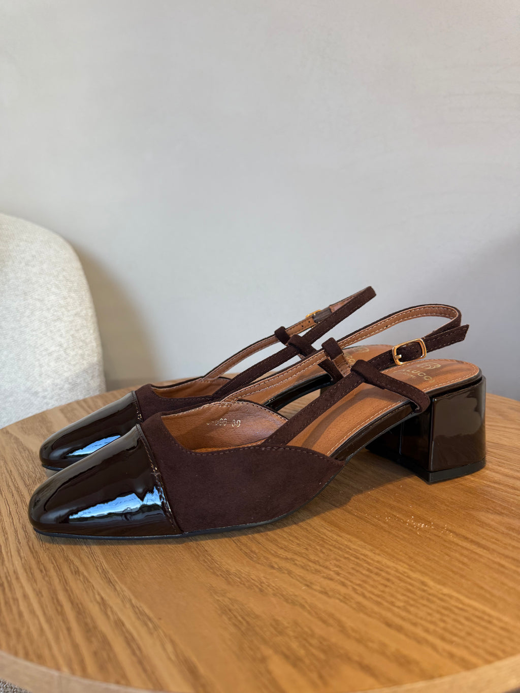Low Slingback Brown