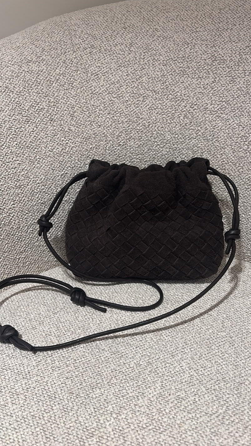 Suède Brown Bag