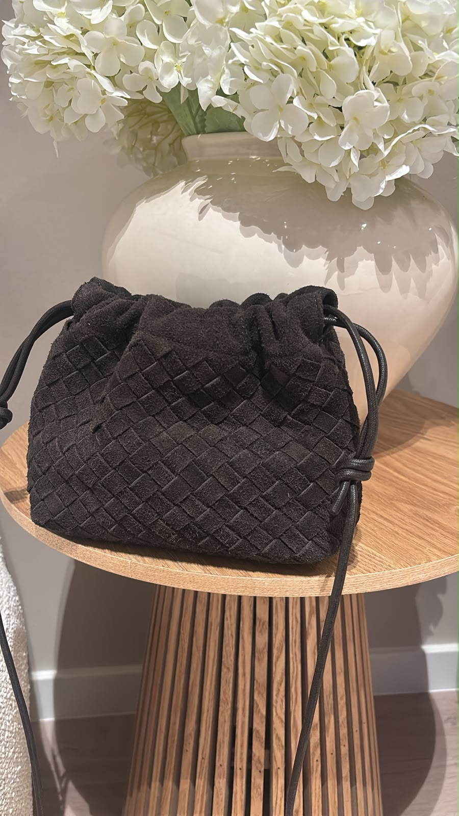 Suède Brown Bag