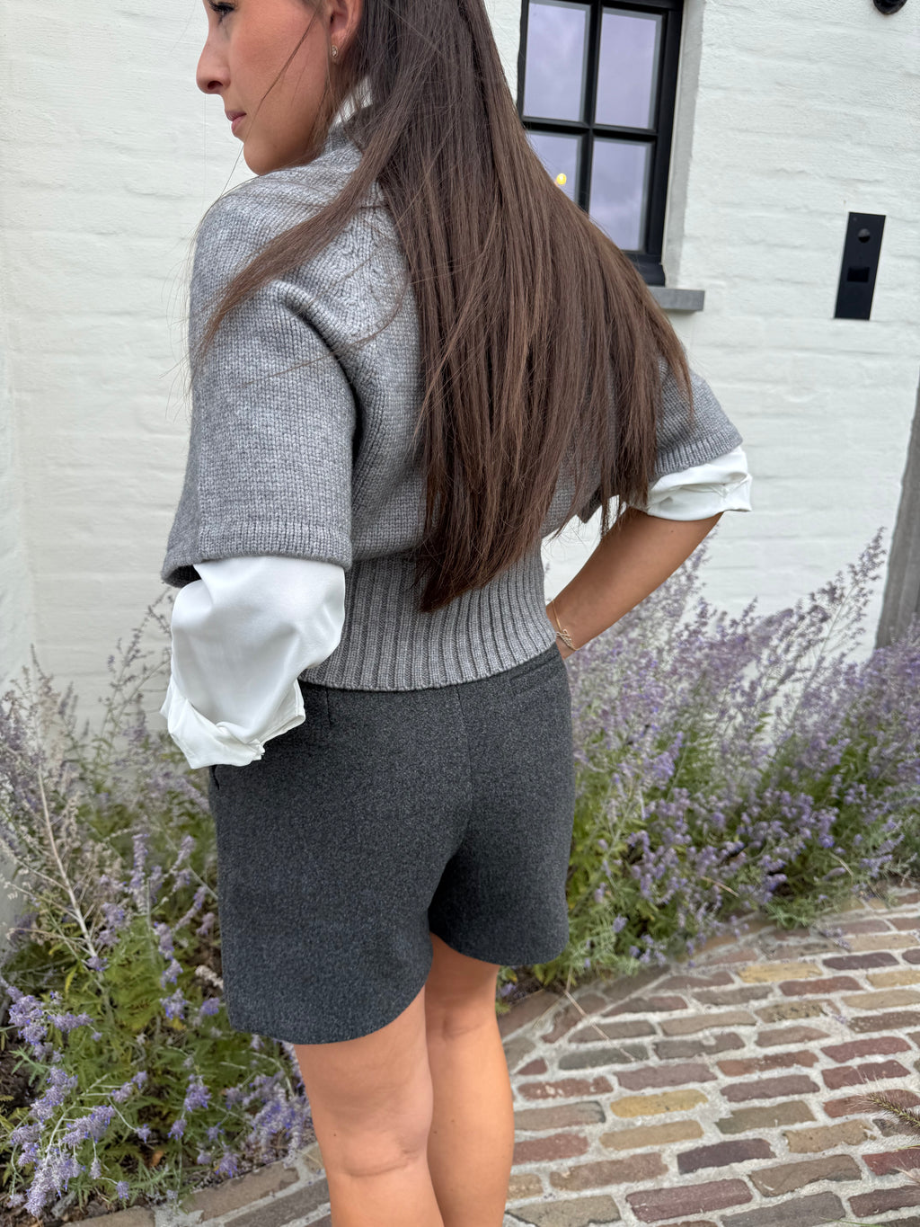 Grijze Short