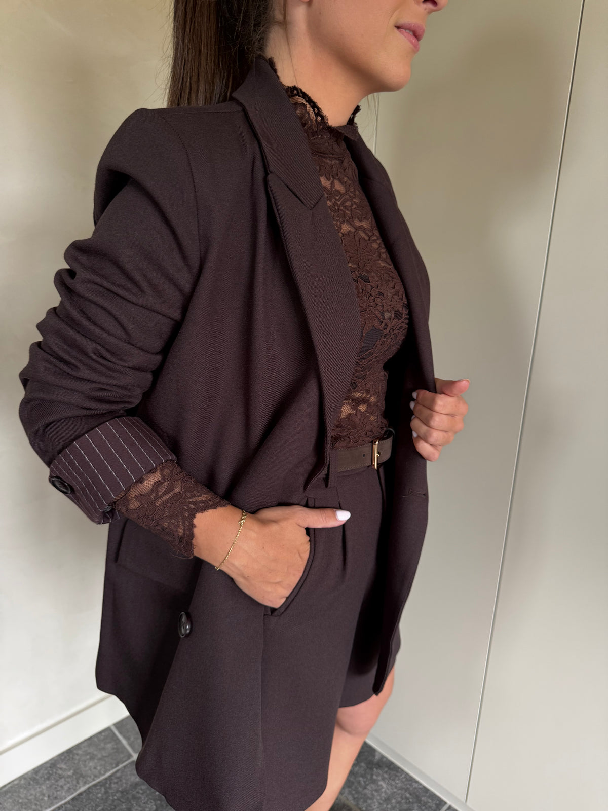 Bruine blazer