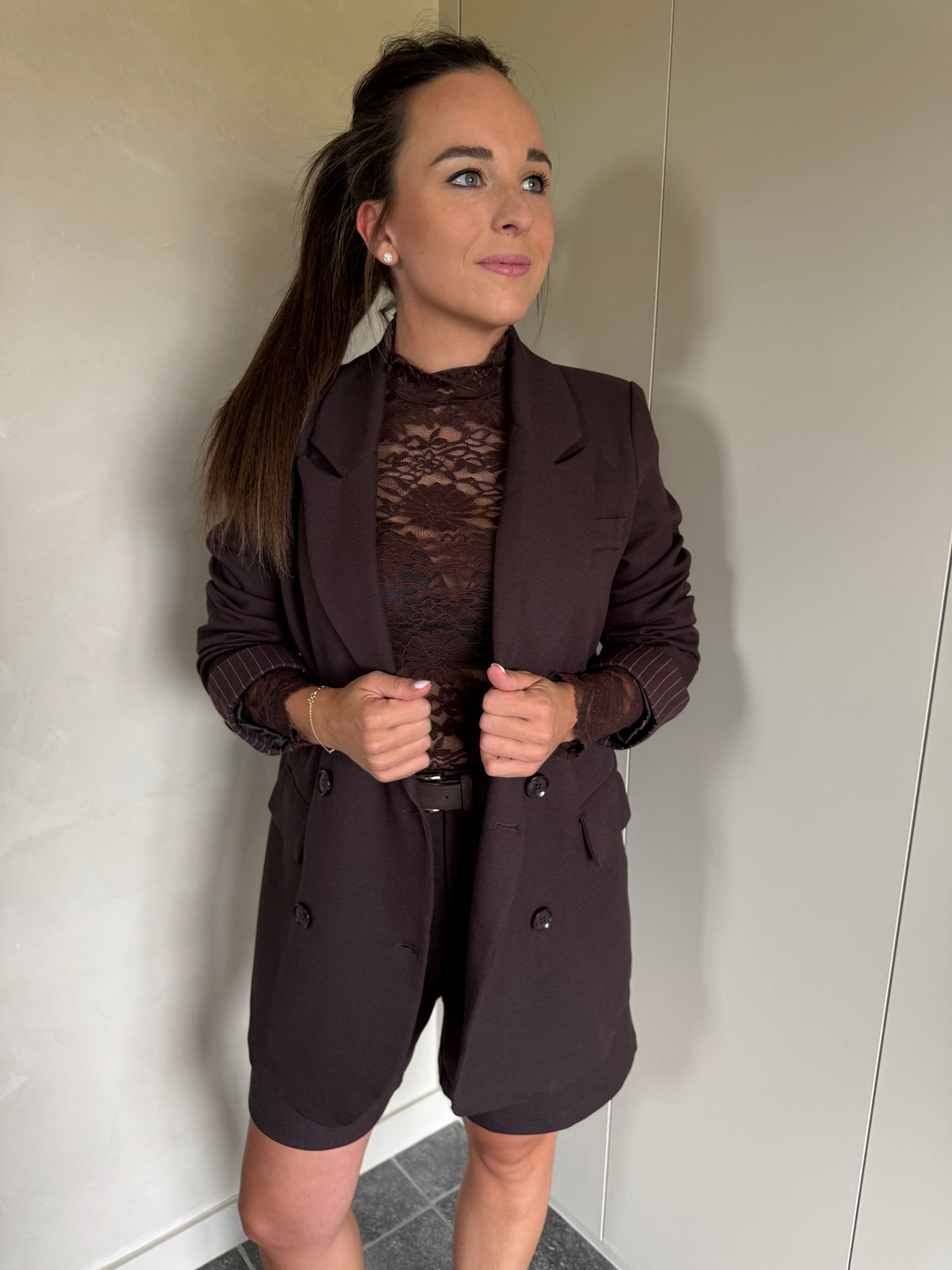 Bruine blazer