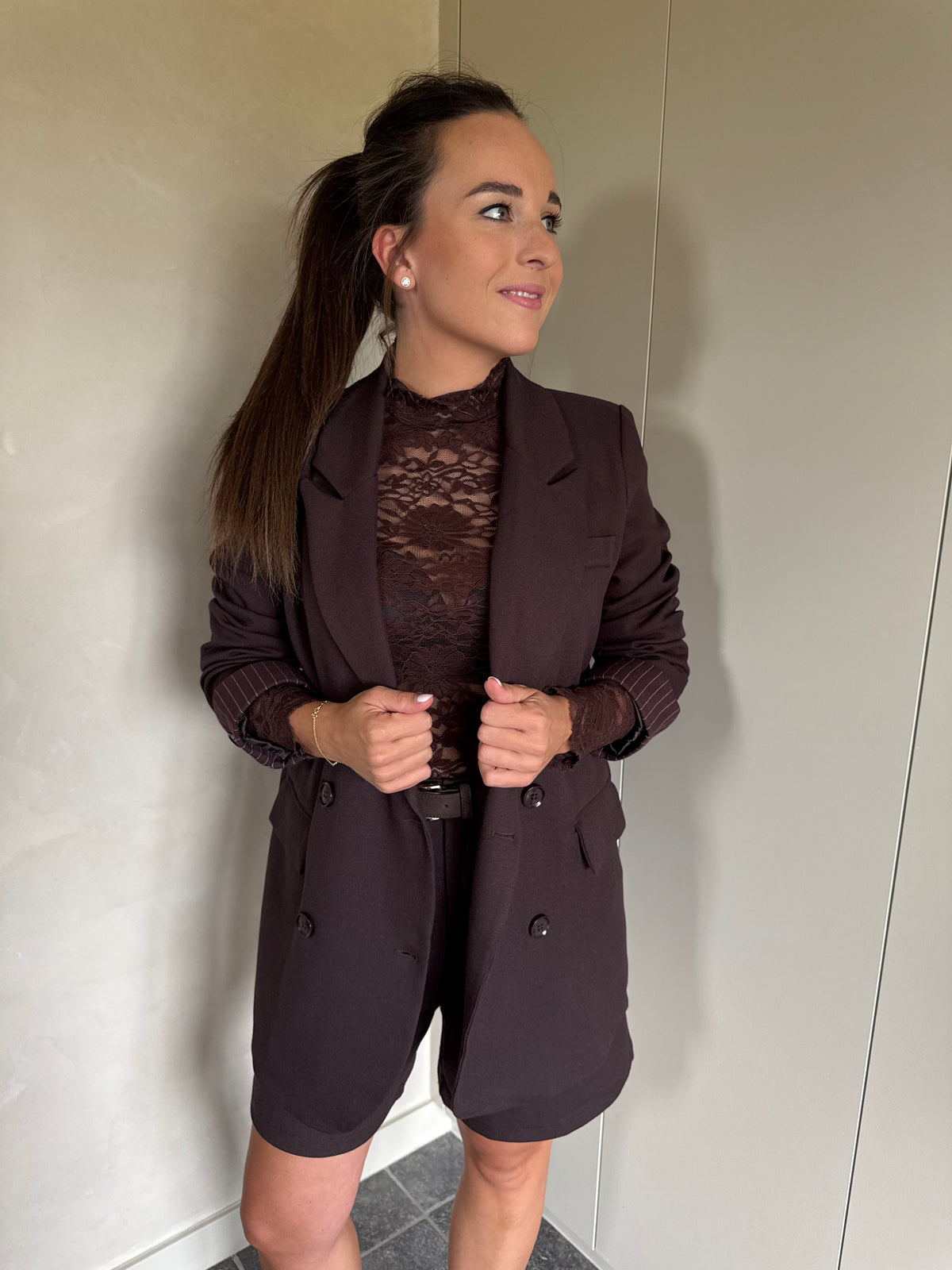 Bruine blazer