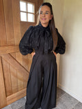 Zwarte Lace Blouse