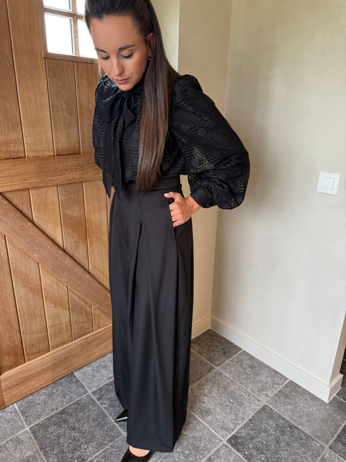 Zwarte Geklede Broek