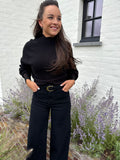 Zwarte Wide Leg Jeans