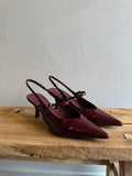 Slingback Burgundy