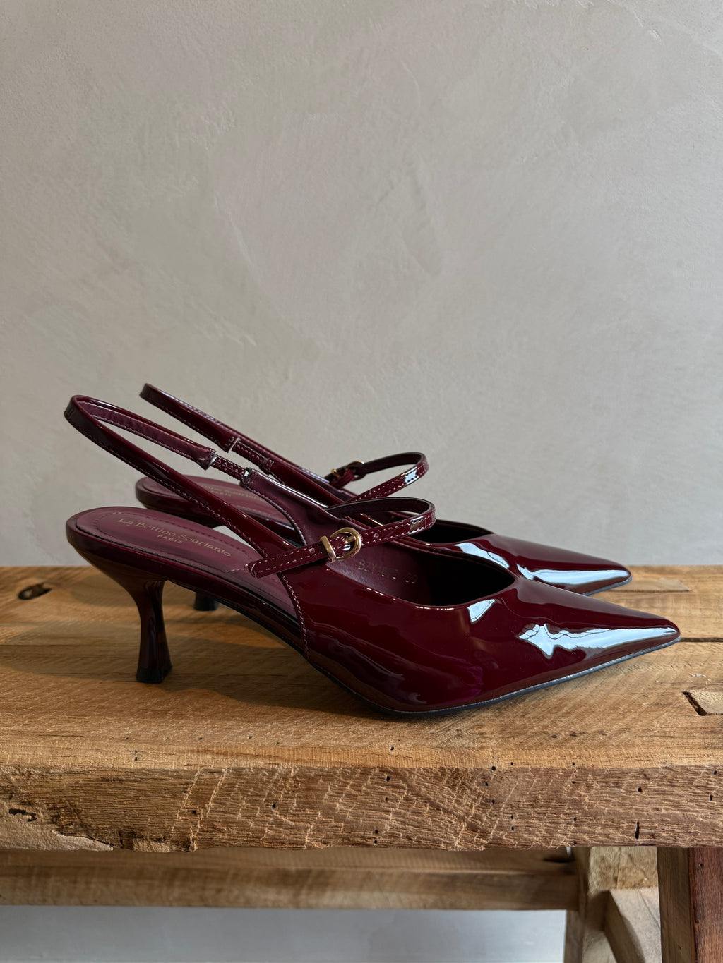 Slingback Burgundy