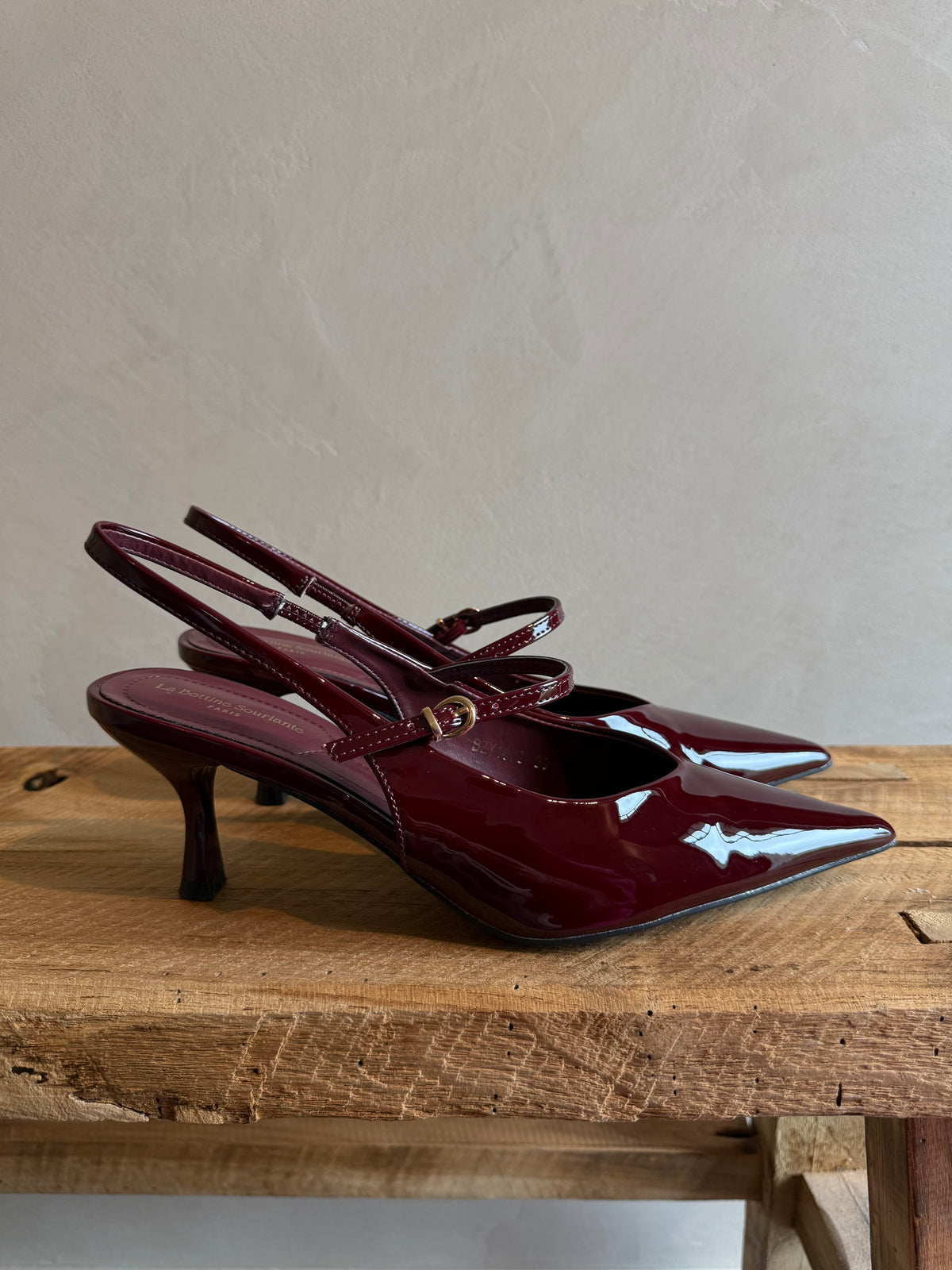 Slingback Burgundy
